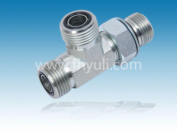 美制ORFS螺纹O型圈平面密封三通管接头 FS6804系列